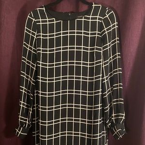 Geometric Shift Dress - Banana Republic